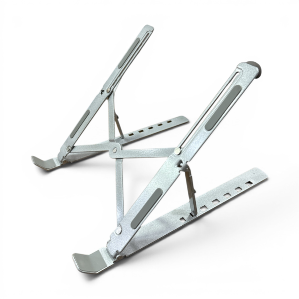 soporte metálico plegable para notebook